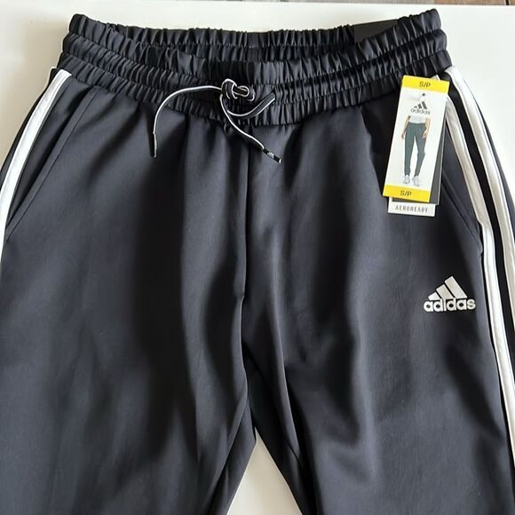 Adidas Women's Pants Joggers Regular Fit Cuff - Picture 5 of 10